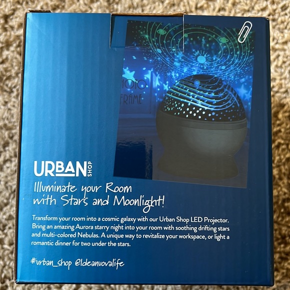 NIB Urban shop orbit LED projector - Picture 3 of 4